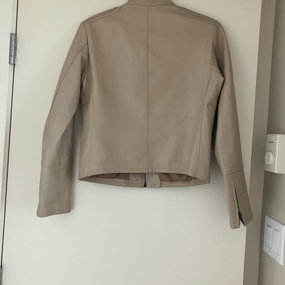 Vera pelle leather jacket 100 viscose Size S - Picture 5 of 9